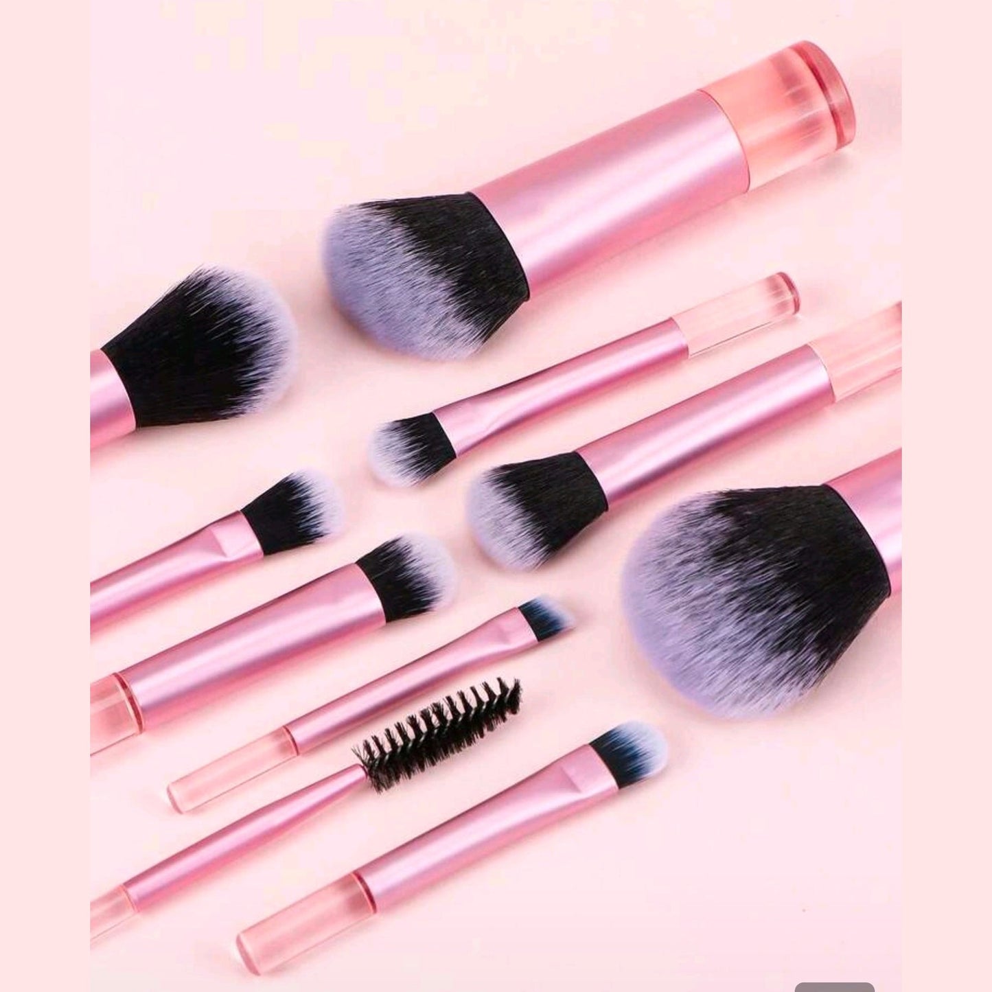 Set of 13 mini makeup  brushes set with a bag
