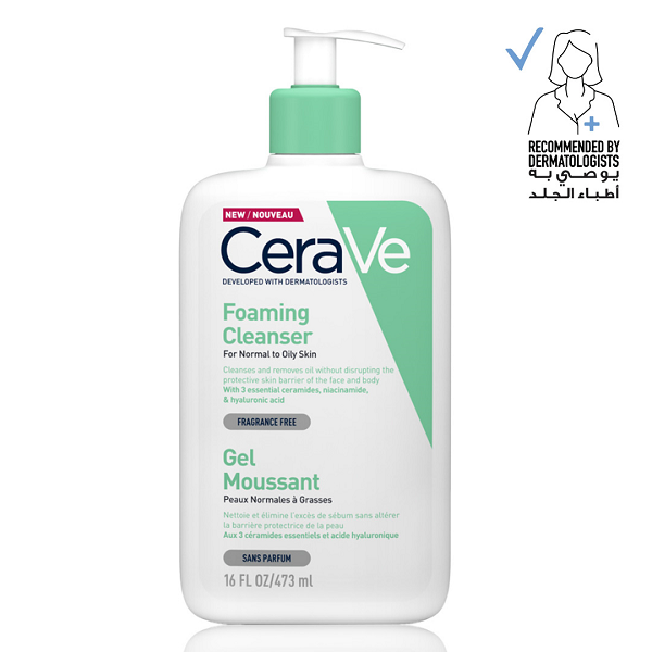 CeraVe foaming cleanser for normal to oily skin