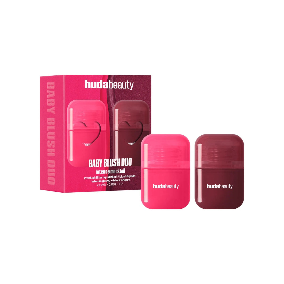 HUDA BEAUTY BABY BLUSH INTENSE MOCKTAIL DUO KIT