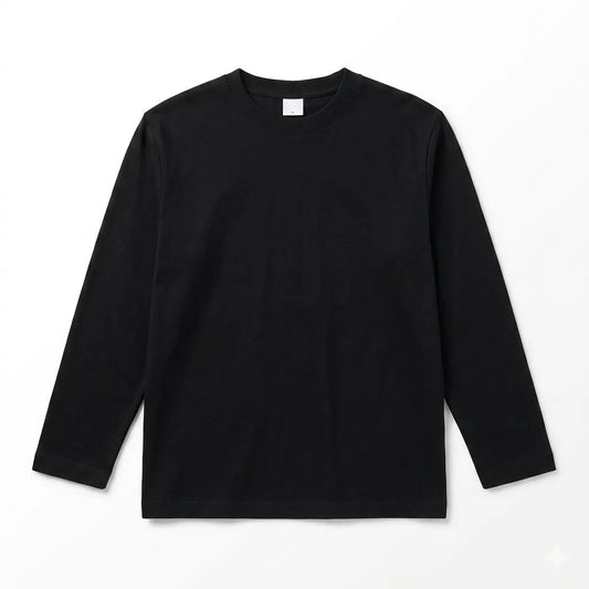 Zara Girl's Black Crew Neck Plain Long Sleeve Blouse|Zara in Lebanon