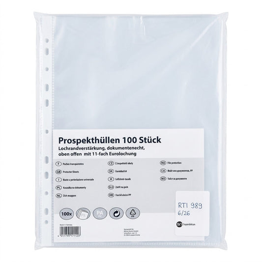 SD Donau Design DIN A4 Clear Document Sleeves|SD In Lebanon