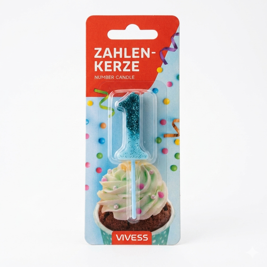 Vivess Number 1 Birthday Candle|Vivess In Lebanon
