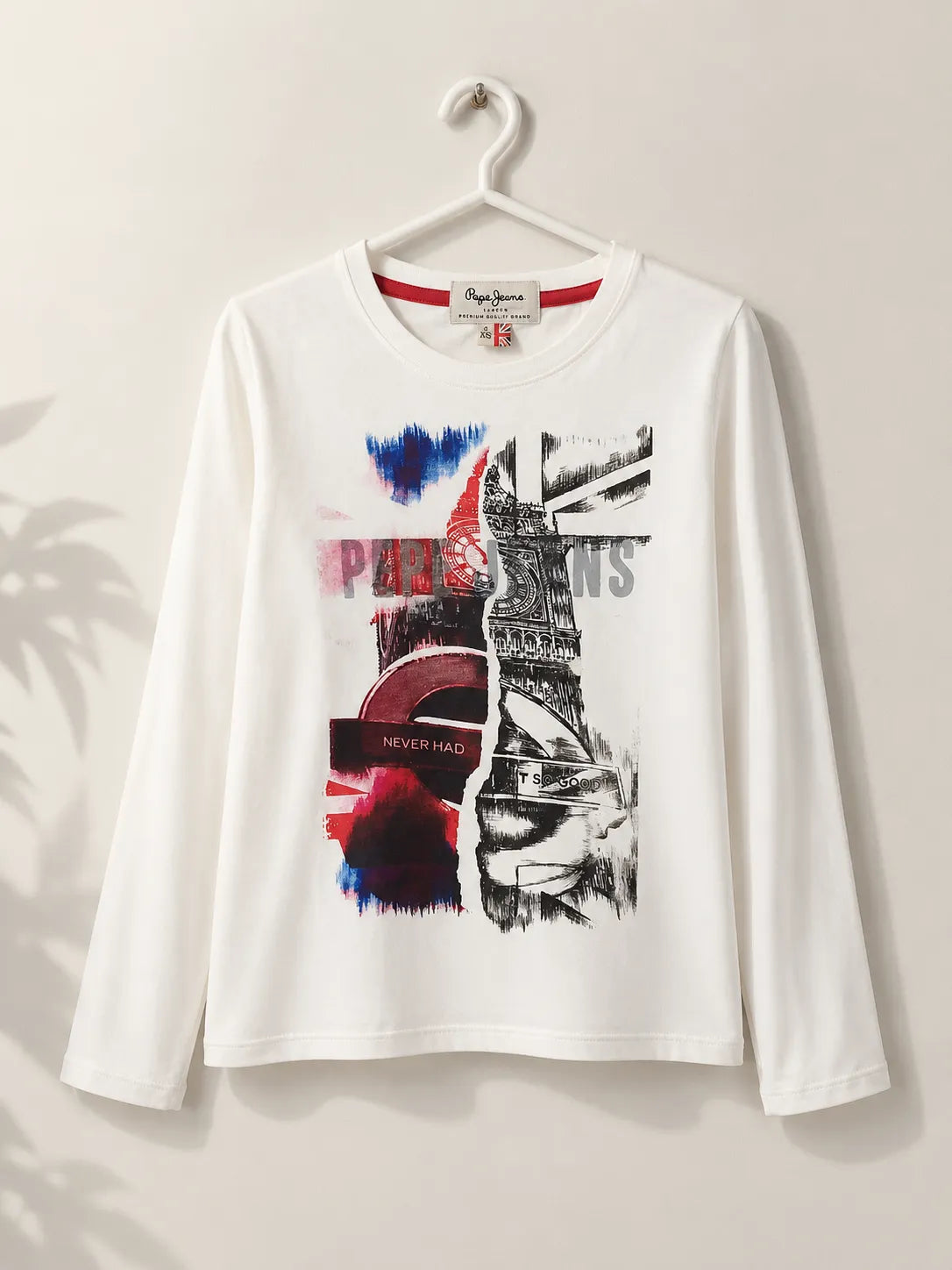 Pepe Jeans Boy's White Long Sleeve Blouse | Pepe Jeans In Lebanon
