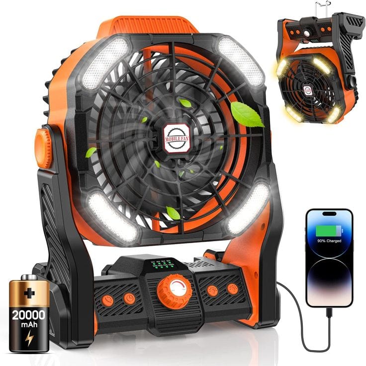 PORTABLE DOUBLE FAN POWERBANK HA2378 - Medaid International