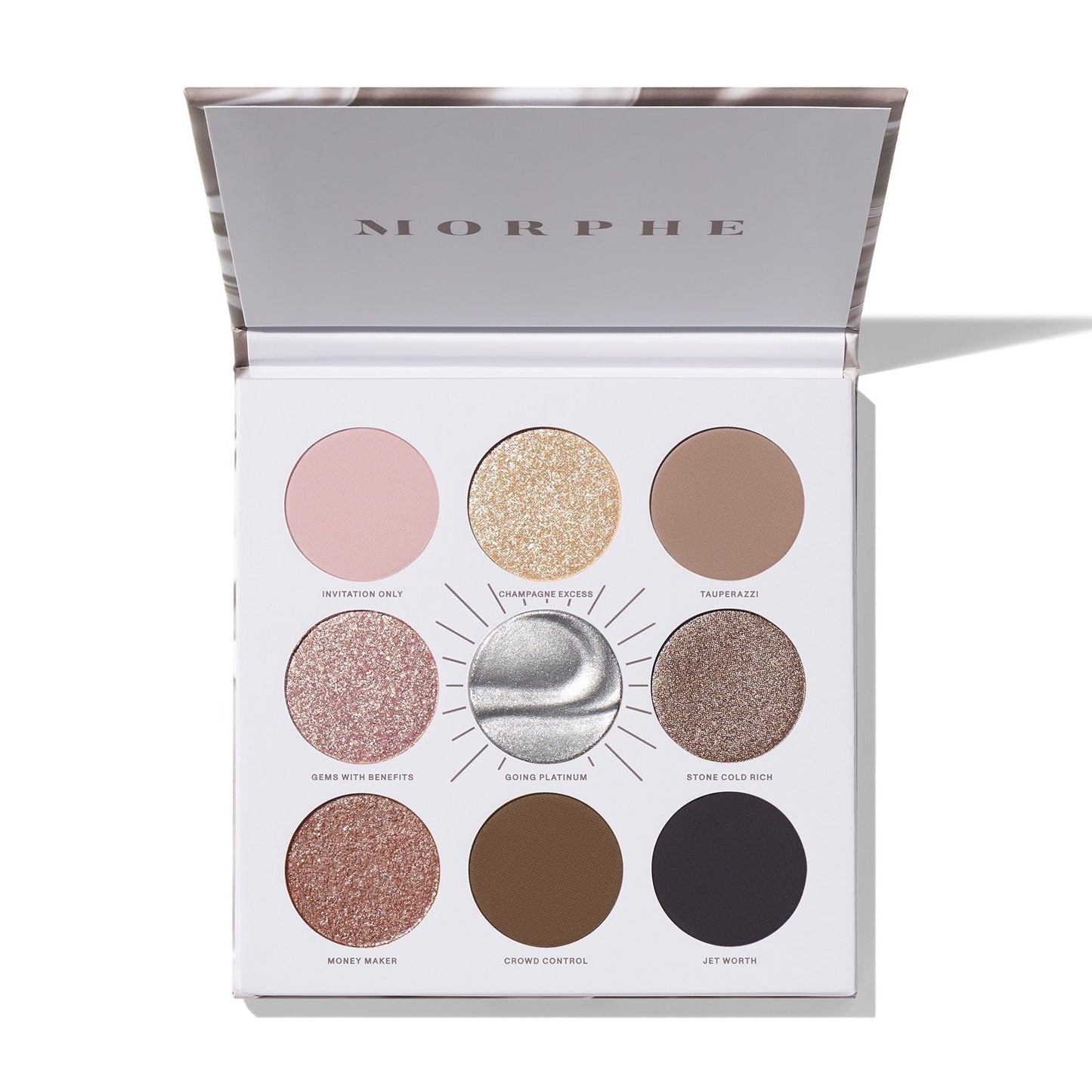 Morphe Rich & Foiled Artistry Palette- Going Platinum
