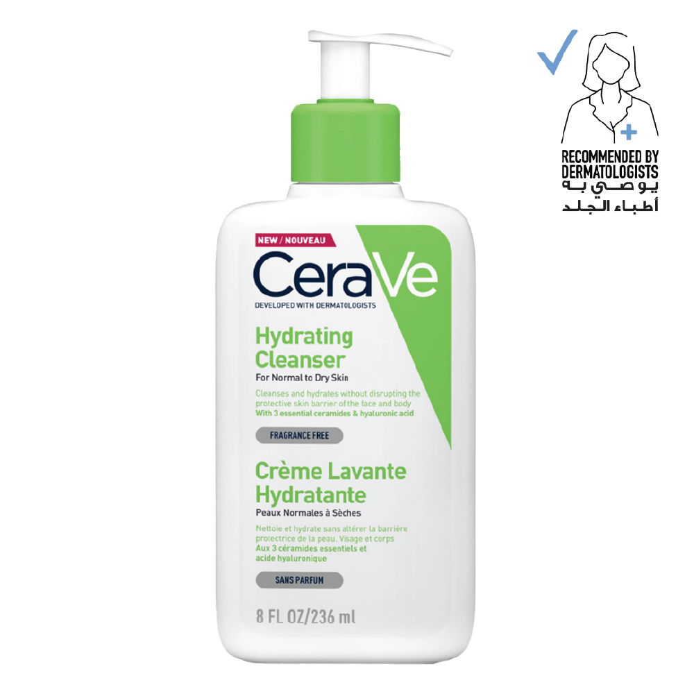 Cerave Hydrating Facial Cleanser For Normal to Dry Skin