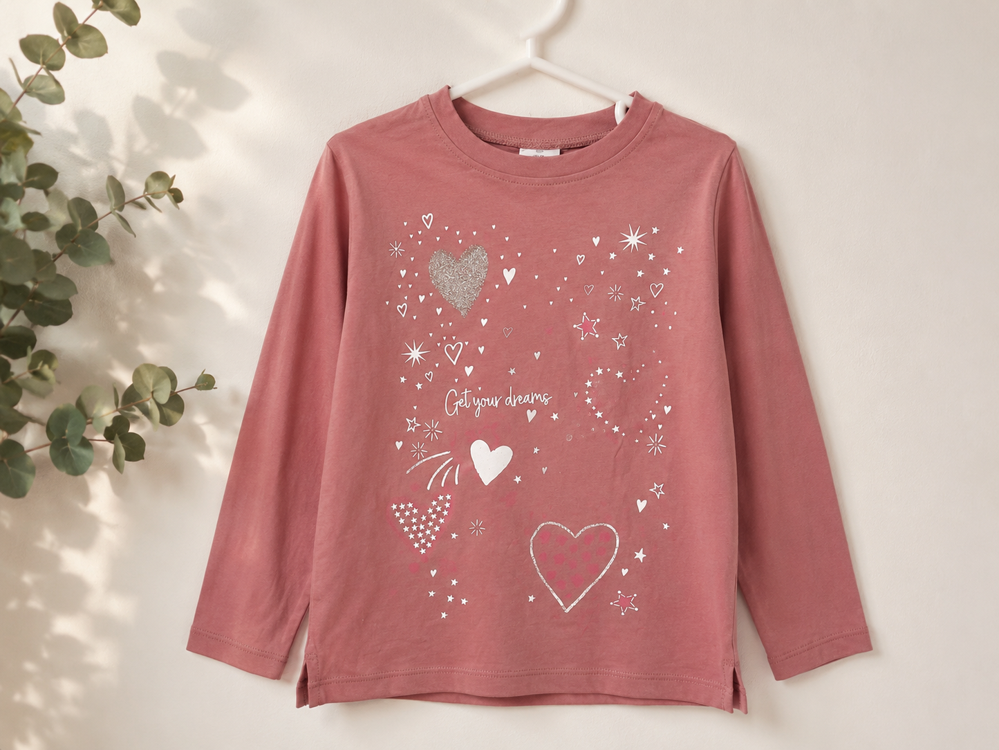Zara Girl's Peach Front Printed Blouse | Zara In Lebanon