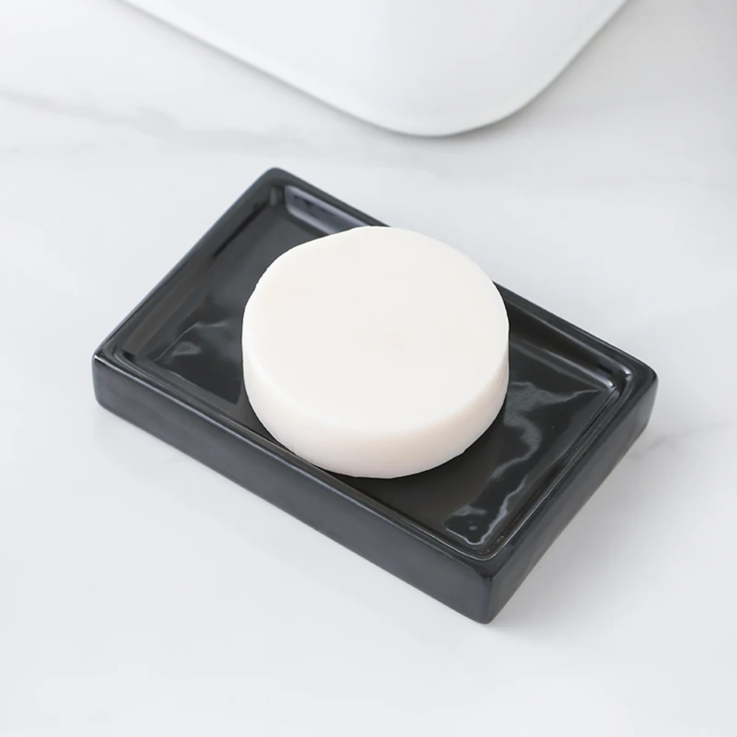 CERAMIC BATHROOM SET OF 4 PCS BLACK