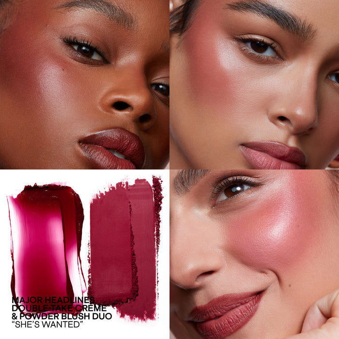 Patrick Ta Major Headlines Double Take Cream & Powder Blush Duo -She's wanted