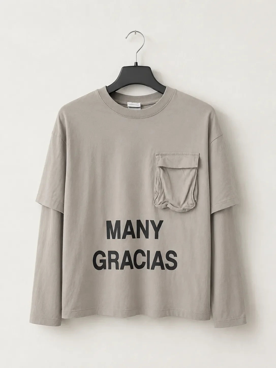 Zara Boy's Greige Front Print With Chest Pocket Long Sleeve Blouse | Zara In Lebanon