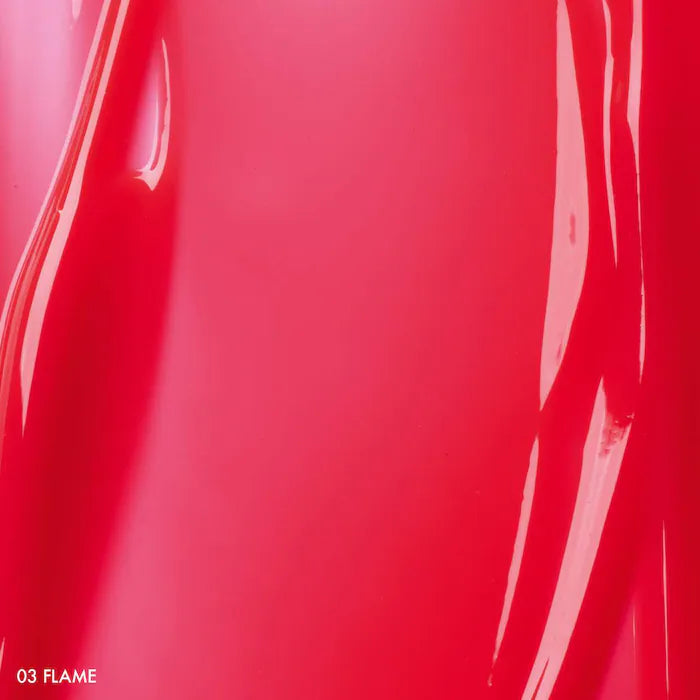 SEPHORA COLLECTION 
Outrageous Plump Intense Hydrating Lip Gloss.    Color: 03 Flame - shimmer free cherry red