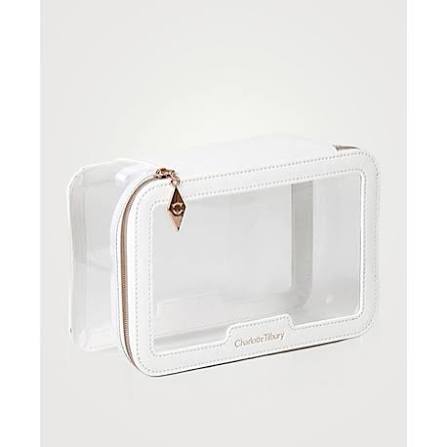 CHARLOTTE TILBURY MAKEUP BAG.           COLOR: White