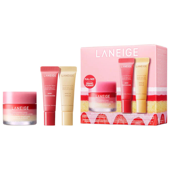 LANEIGE 
Berry Sweet Lip Treatment Minis Trio Set