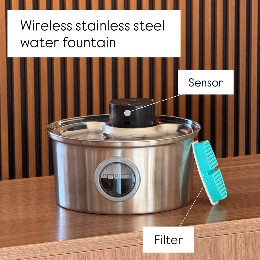 Stainless Steel Water Fountain With Sensor