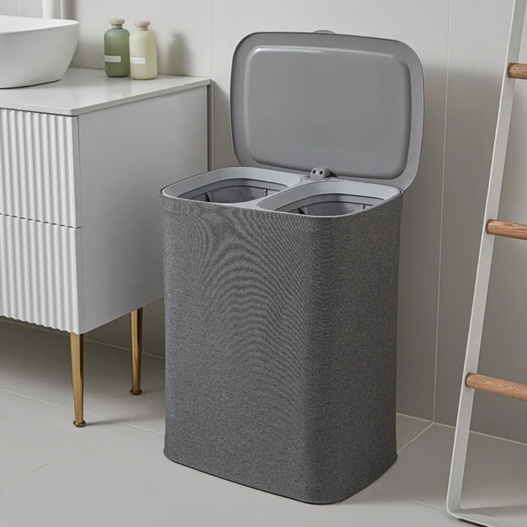 DOUBLE LAUNDRY BASKET 90 LITERS