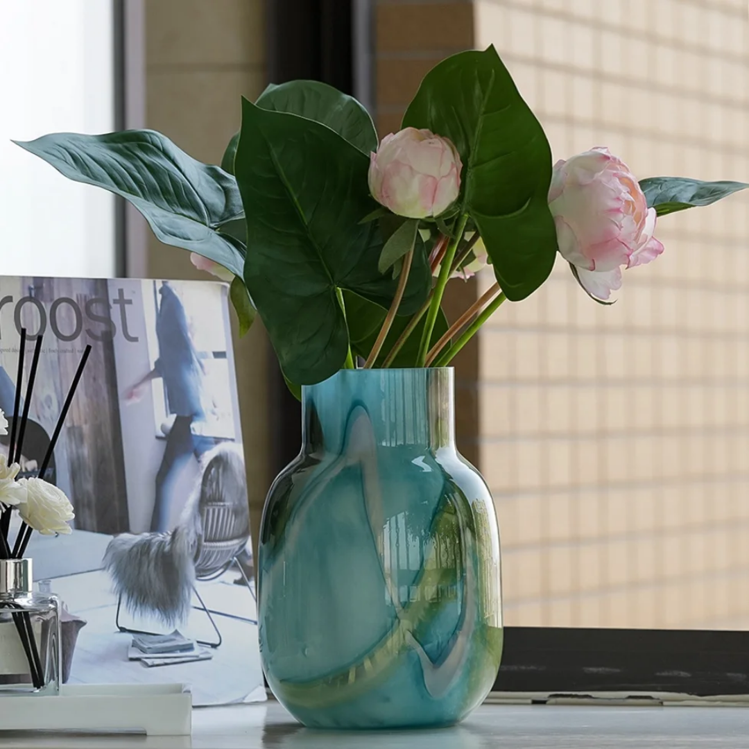 LARGE GLASS VASE