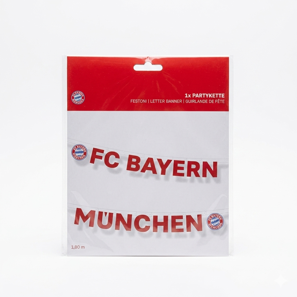 Amscan FC Bayern Munich Letter Banner Party Decoration|Amscan In Lebanon