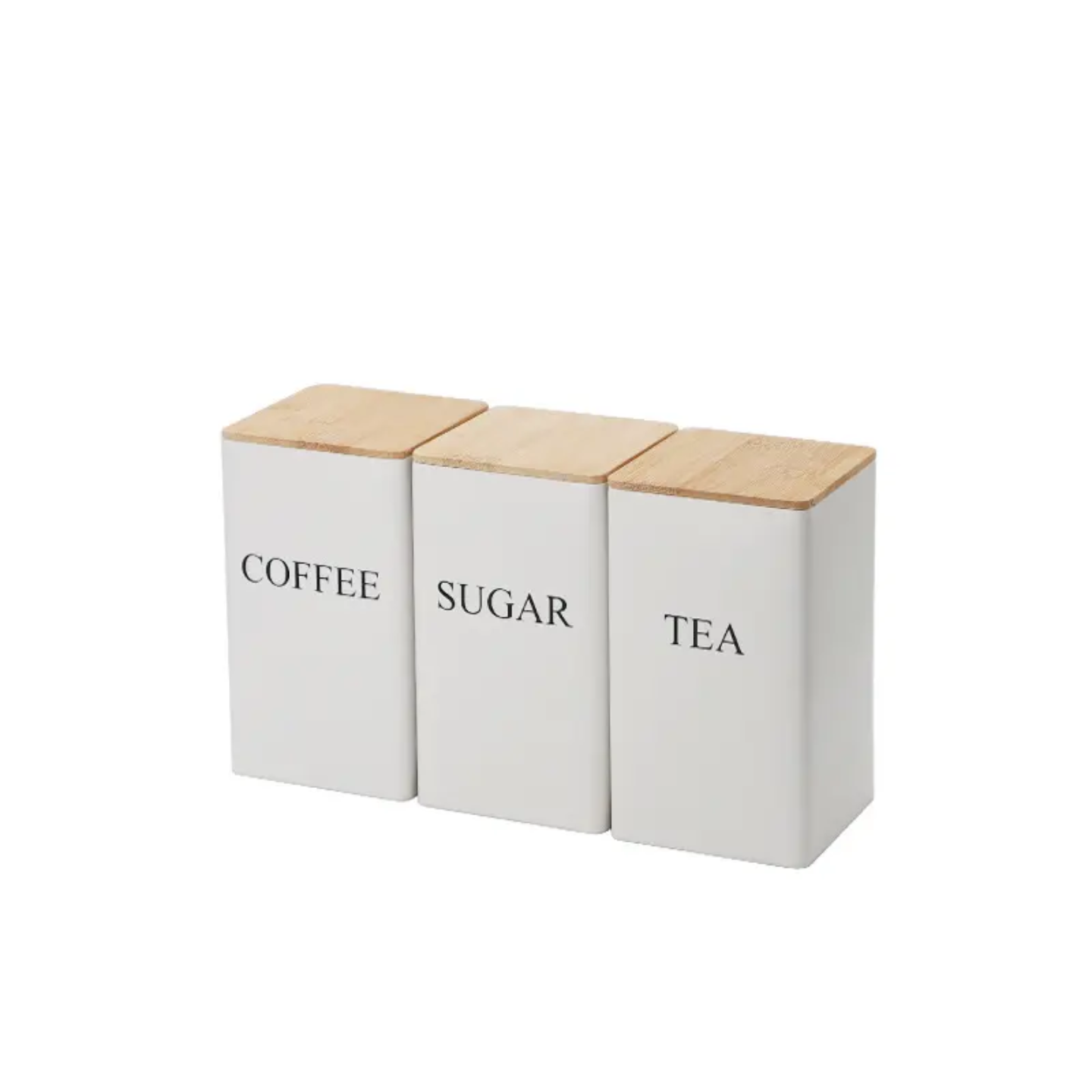 SUGAR, COFFEE , AND TEA JARS SET
