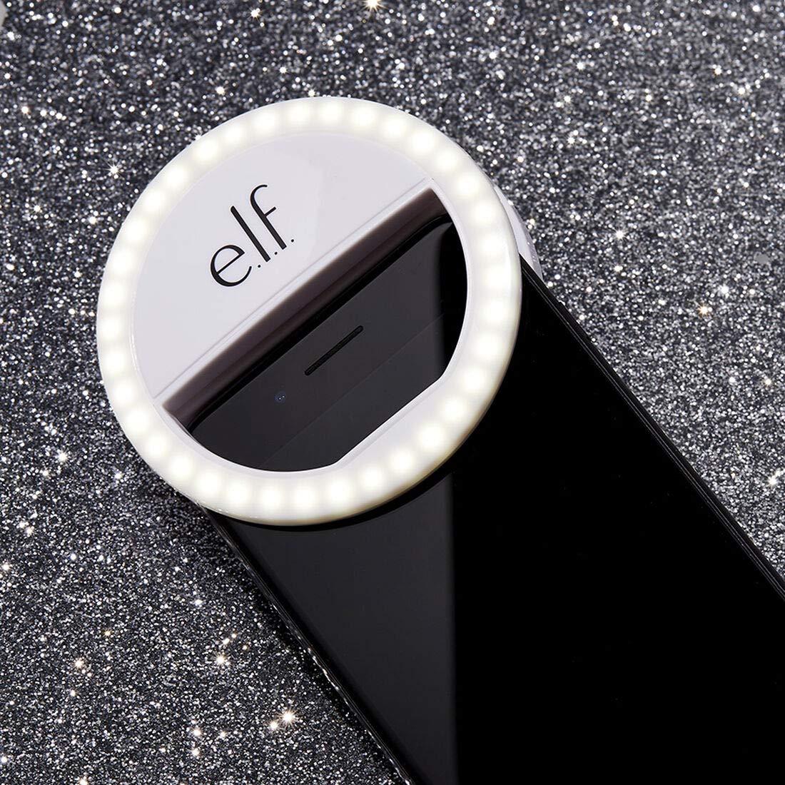 Elf Glow On The Go Selfie Light, Ring Light for Phone, 36 Bulbs, 3 Brightness Levels