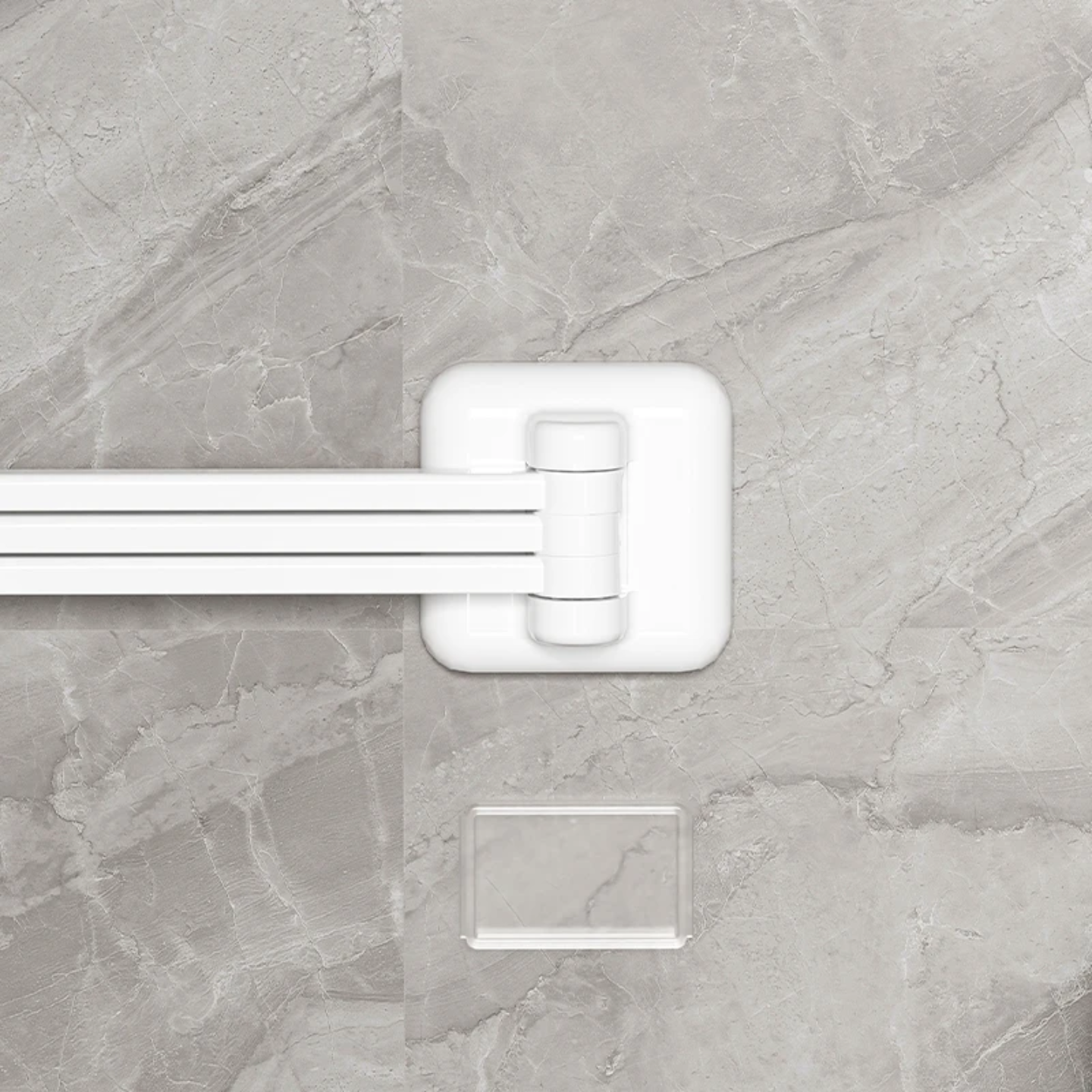 ADHESIVE WALL MOUNTED TOWEL HANGER