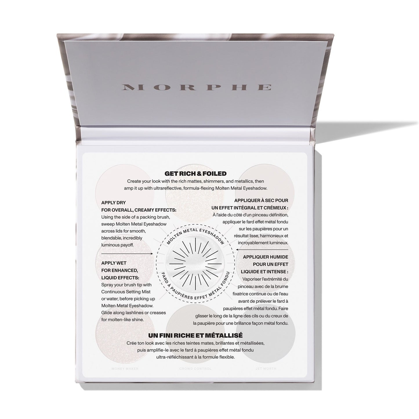 Morphe Rich & Foiled Artistry Palette- Going Platinum