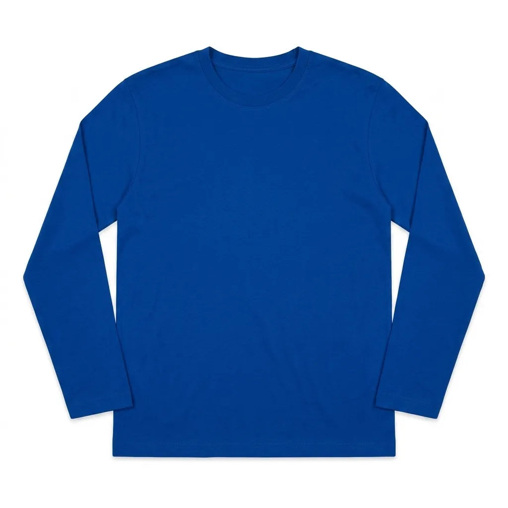 Zara Boy's Royal Blue Everyday Essential Crew Neck Long Sleeve Blouse|Zara in Lebanon
