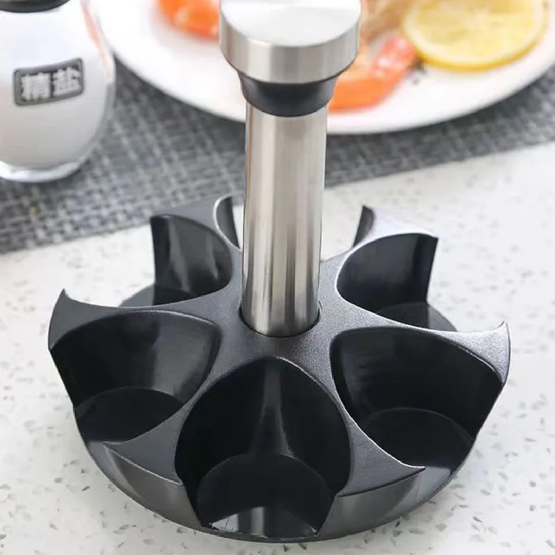 ROTATING SEASONING JARS SET OF 6