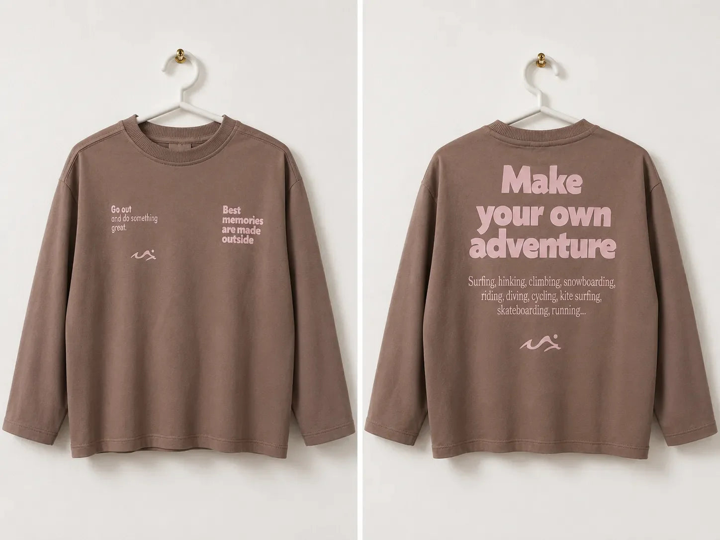 Zara Boy's Brown 2-Sides Printed Long Sleeve Blouse | Zara In Lebanon