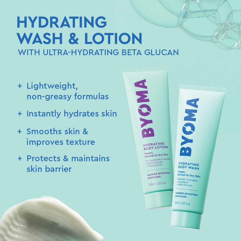 BYOMA Universal Bodycare Collection 3 BODY LOTIONS + 3 BODY WASHES