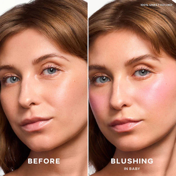 Saie 
Mini Dew Blush Liquid Cream Blush-Color: Baby - cool baby pink