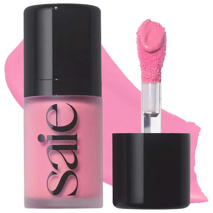 Saie 
Mini Dew Blush Liquid Cream Blush-Color: Baby - cool baby pink