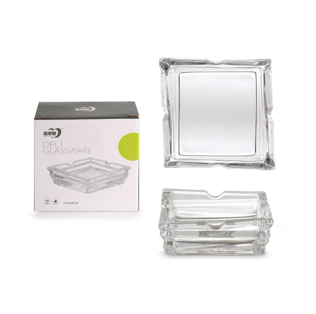 GLASS ASHTRAY  X473