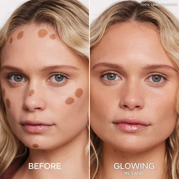 Saie 
Dew Bronze Soft-Focus Sculpting Liquid BronzerColor: Sand - fair to light with neutral-warm undertones