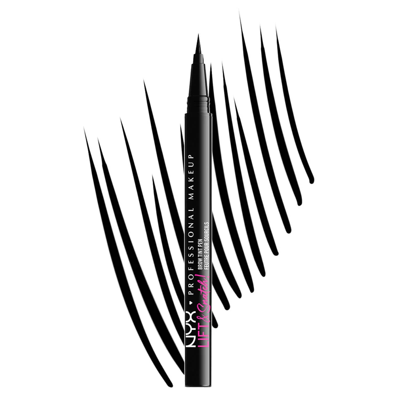 NYX LIFT & SNATCH! BROW TINT PEN
Micro-brush tinted eyebrow pen - BLACK