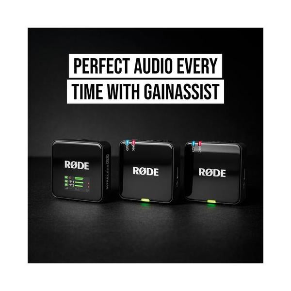 RØDE Wireless GO III (Gen 3) – Compact Wireless Mic – Pristine Audio, 32-bit Float Recording, Automatic Level Control, for Phones, Cameras and Computers