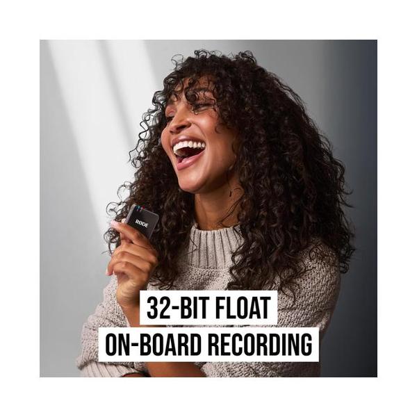 RØDE Wireless GO III (Gen 3) – Compact Wireless Mic – Pristine Audio, 32-bit Float Recording, Automatic Level Control, for Phones, Cameras and Computers