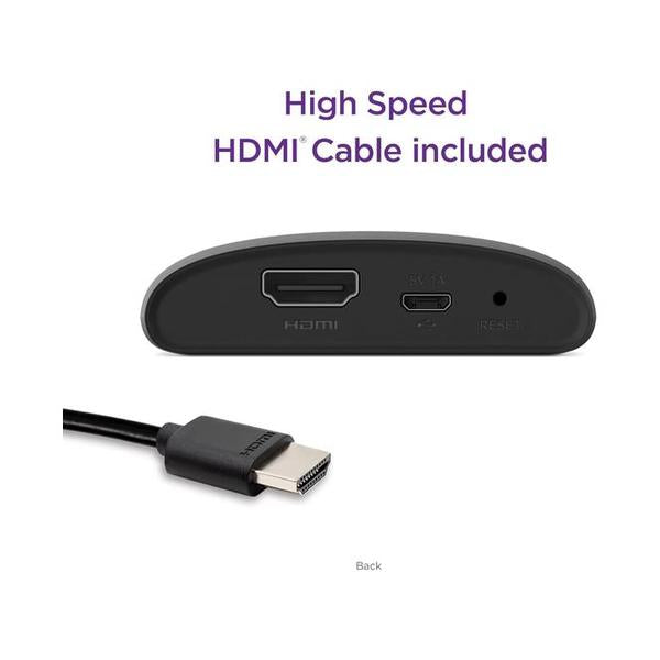Roku Express (New) HD Streaming Device, with High-Speed HDMI Cable and Simple Remote (no TV Controls), Guided Setup, and Fast Wi-Fi, with MTC HDMI Cable and USB Extension Cord