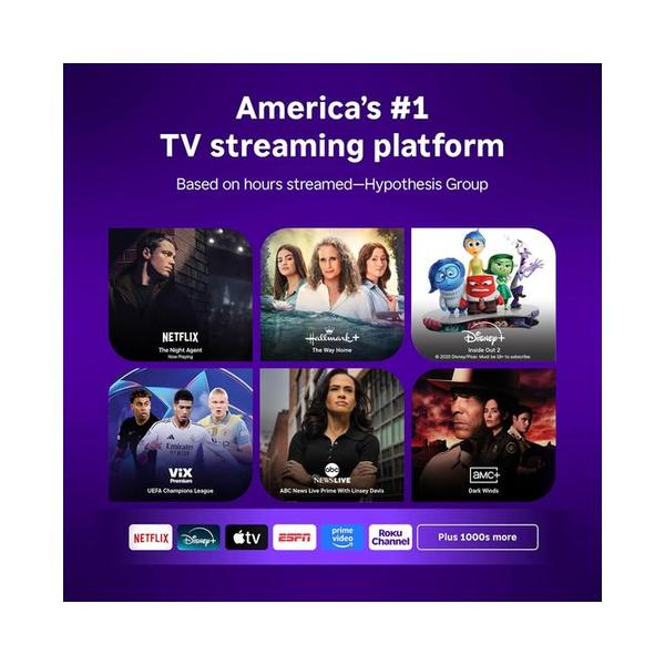 Roku Ultra - Ultimate Streaming Player - 4K Streaming Device for TV with HDR10+, Dolby Vision & Atmos - Bluetooth & Wi-Fi 6- Rechargeable Voice Remote Pro with Backlit Buttons - Free & Live TV