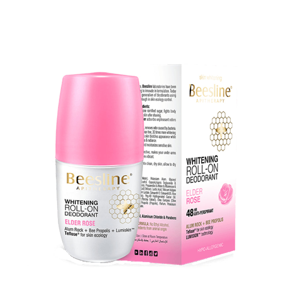 Beesline whitening roll-on deodorant - elder rose