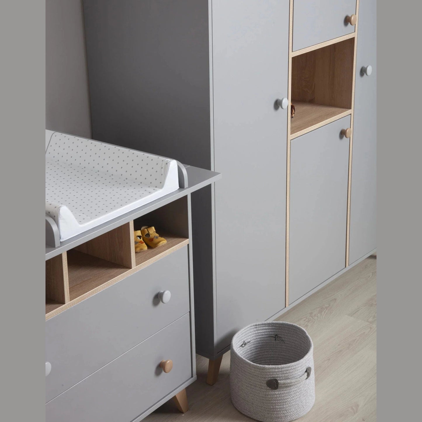 aktum - Colette Convertible Baby Dresser - Hettich Soft-Close Drawers