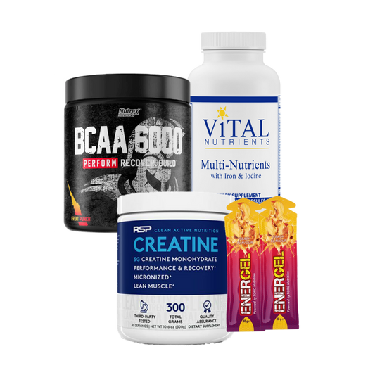 Rsp Creatine + Multi vitamins + Bcaa + 2 Energy Gels