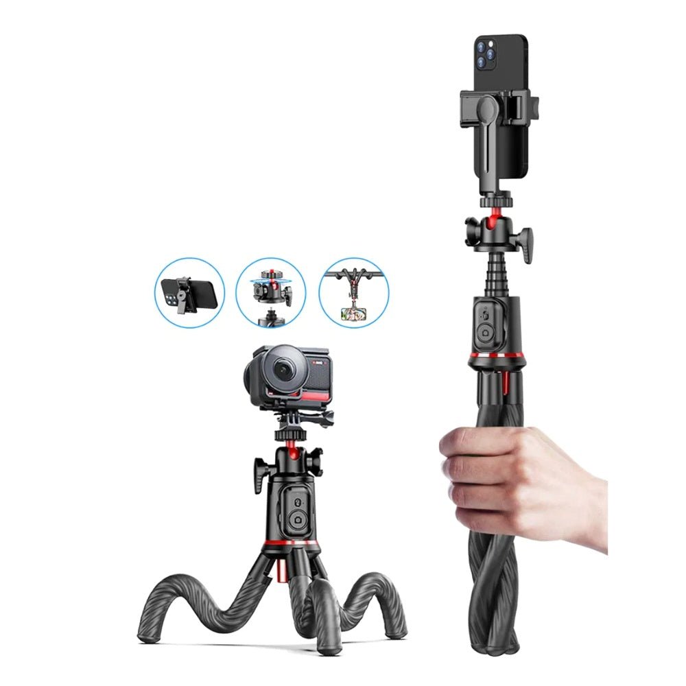 Rtako Octopus Extendable Tripod Selfie Stick