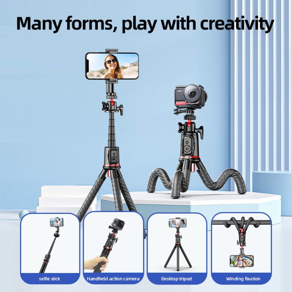Rtako Octopus Extendable Tripod Selfie Stick