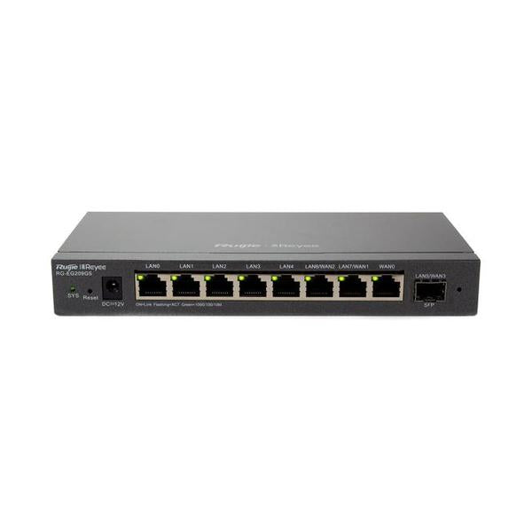 Ruijie Reyee RG-EG209GS Reyee 9-Port Gigabit Cloud Managed SFP Router