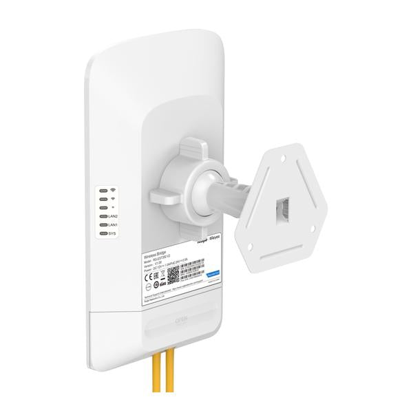 Ruijie Reyee RG-EST350 V2, 5GHz Dual-stream 802.11ac 5KM Wireless Bridge, Automatic Pairing, Weatherproof