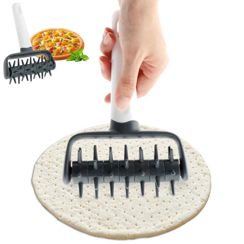 Plastic Dough Grade Pizza Docker Roller Kitchen Baking Tool