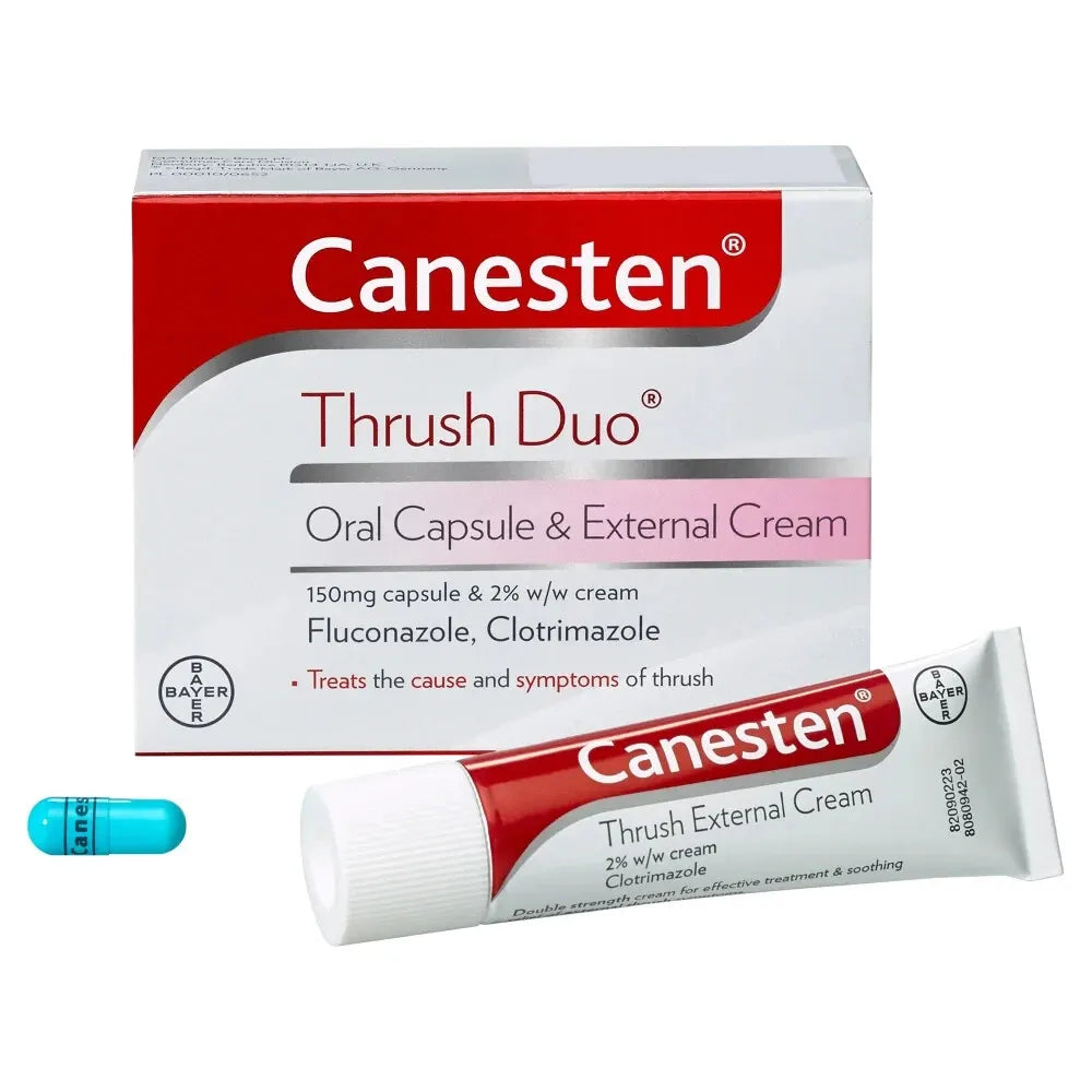 Canesten - Thrush Duo Oral capsule & External cream 150mg (P) - Medaid International