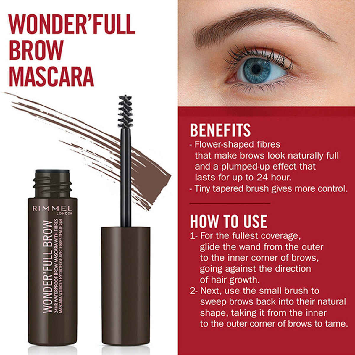 Rimmel wonderfull brow mascara