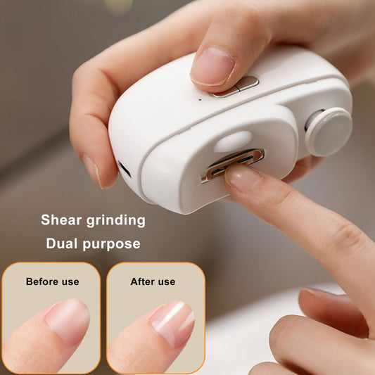 Electric Nail Clipper & Polisher | 2 in 1 قصاصة أظافر كهربائية وملمعة 2 في 1