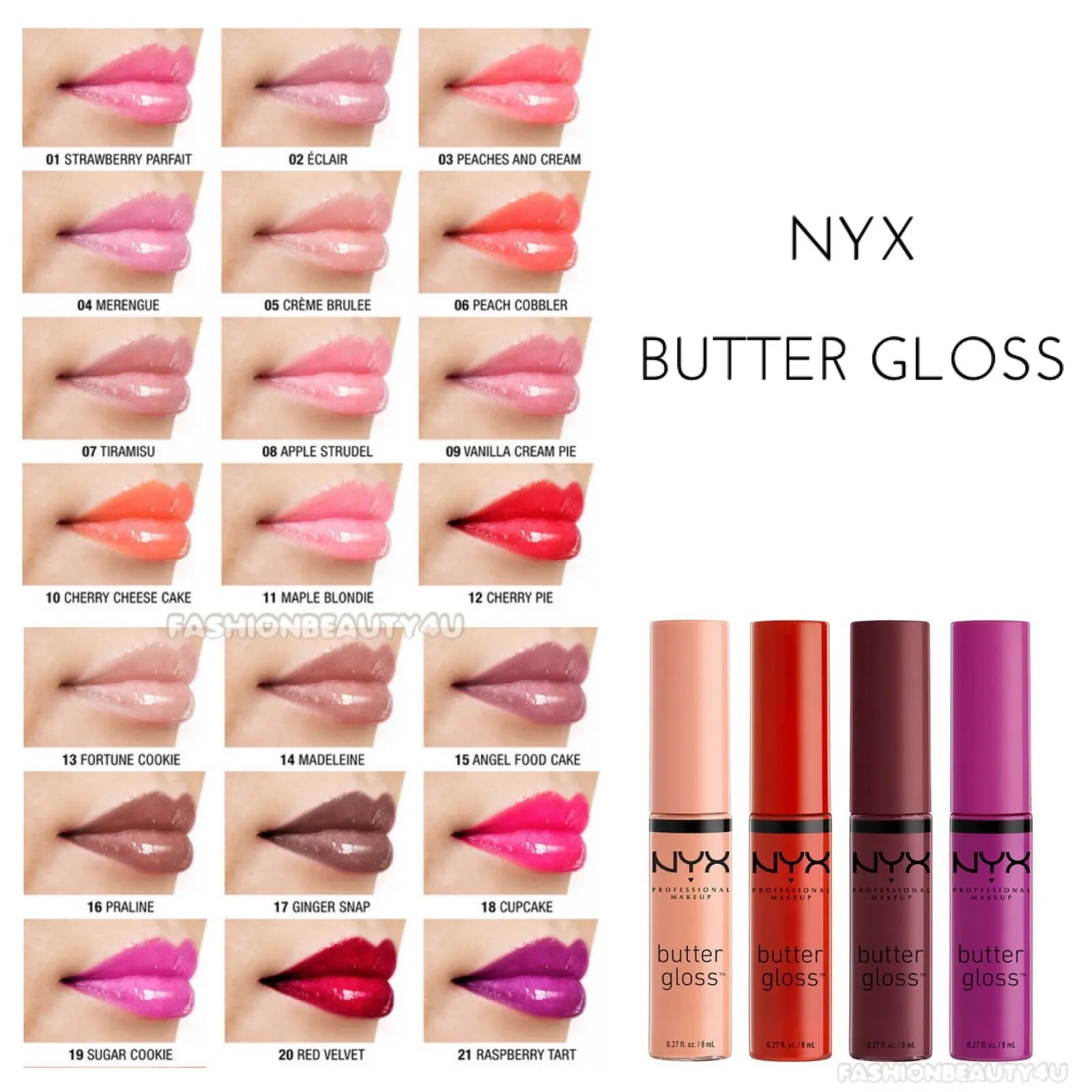 NYX Gloss BUTR GLOSS 8ml - Medaid International